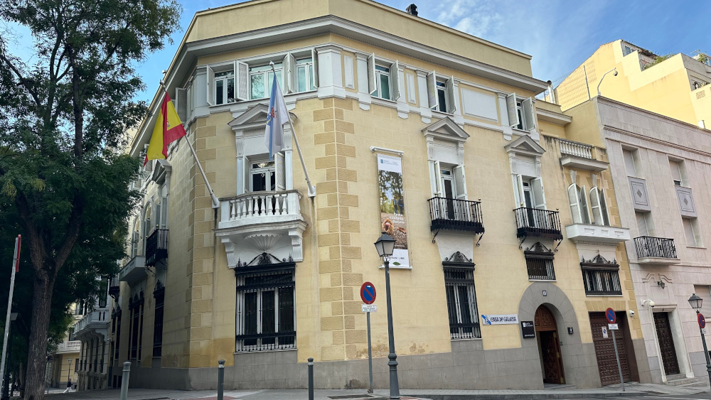 Imaxe do exterior da Casa de Galicia en Madrid