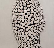 Cerámica sobre tela e madeira - 146 x 89 cm
