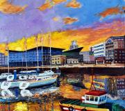 Atardecer en Palexco - 60 x 80 cm