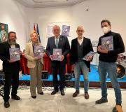 Participaron na presentación do libro, de esquerda a dereita: Ángel Hernando, presidente da Asociación Albedro; Pilar Falcón, presidenta do Club de Xornalistas Galegos en Madrid; Juan Serrano, director da Casa de Galicia; Fernando Molpeceres e Darío Nogueira, autores do libro.
