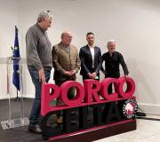 De izquierda a derecha, Fernando Romay, Juan Serrano, Iván Rodríguez y Sergio Pazos