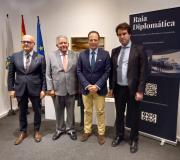 De izquierda a derecha, José Manuel Baltar, Juan Bolívar Díaz Santana, Javier Vázquez y Bruno Caldeira_0