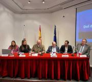 De izquierda a derecha, Nuria Otero, Carmen Rico, Juan Serrano, Julio Lage, Jesús Echarri y José Valiño