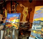 El artista en su taller