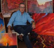 Xesús Vázquez en su taller