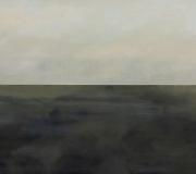 "Hier au soir", fragmento de poesía de Victor Hugo 160x100 cm - mixta-tea (2021)