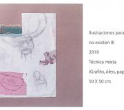 ILUSTRACIÓNS PARA CONTOS QUE NON EXISTEN III (2019), TÉCNICA MIXTA 50 x 50 cm - JOSÉ CARLOS SEOANE