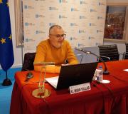 Un momento durante la intervención de Miro Villar