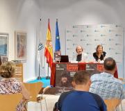 Ao acto asistiron medios de comunicación e público interesado na traxectoria cinematográfica de Juan Pinzás.