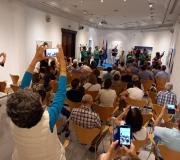 Numeroso público puido gozar das actuacións musicais dos gaiteiros Miguel Ramalleira e Javier Franco.