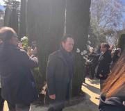 Javier Vázquez durante el homenaje