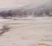 Silencio sobre la pradera - Óleo/lenzo 80 x 80 cm