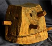 Nº 80 "CRUCIGRAMA SEÑORITO" - Pieza de madera con cobre. Julio, 2018.
