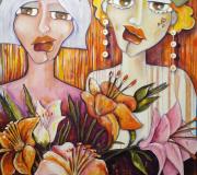 SETE FLORES-2019-100x81-acrílico sobre lienzo