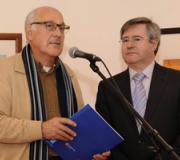 Momento durante o discurso do autor.