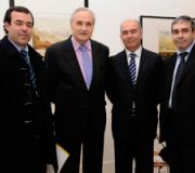 El delegado de la Xunta en Madrid junto con otras personalidades
