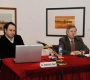 Momento durante la presentación del ciclo de conferencias