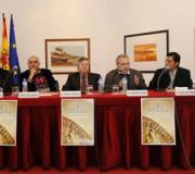 Momento durante la presentación de la novela