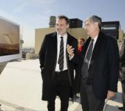 Algunas de las autoridades asistentes a la presentación