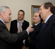 El delegado de la Xunta en Madrid junto con otros asistentes