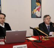 Diego Diz durante la conferencia