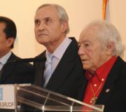 O delegado da Xunta de Galicia en Madrid durante a presentación