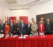 Posado dos participantes no acto