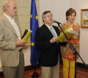 Momento durante a inauguración