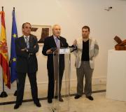 Momento de la inauguración de la exposición