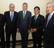 Protagonistas do acto.
