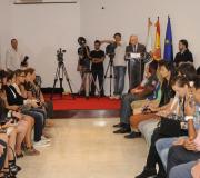 Inicio do acto co delegado dando a benvida