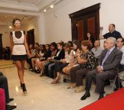 Unha de las modelos do desfile
