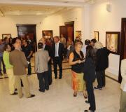 Aspecto da sala momentos antes da inauguración