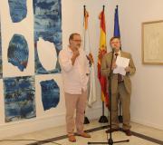 O coordinador da Casa, Ramón Jiménez, pronuncia as súas palabras da inauguración