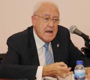 O presidente do Casino, en plena declamación