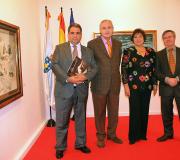Fernández Arribas, Ónega, Soledad e Jiménez coa obra A Voz