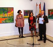 Na presentación, con María Jesús Domínguez Sío y Ramón Jiménez.