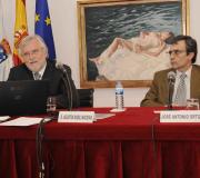 Agustín Dosil, a esquerda xunto con José Antonio Ortíz