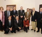 Pousado con amigos e familiares do conferenciante. 