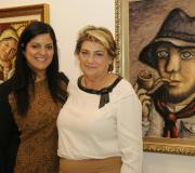 Sol Bóveda e Sara Paz, filla e viúva de Carlos Bóveda