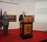 Elías Rodríguez e Julio Lage, no atril.
