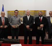Jesús Asorey, Aser Álvarez, JR Ónega, José Manuel Otero e CarlosTardáguila