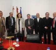 Os intervenientes posan con membros da Asociación .