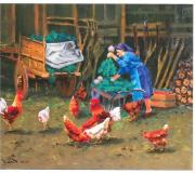 Rincón gallego, Óleo sobre lienzo, 46 x 55 cm. 1990