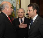 Núñez Morgades saluda a Feijó con Ónega