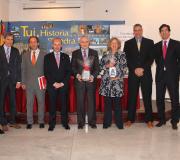 De esquerda a dereita, José Ángel Villaverde, Lobo Carrasco,Miguel F. Rodríguez, Moisés Rodríguez, José Ramón Ónega, Nora de Lichtenstein, Joe Arlauckas, Lorenzo Sanz, e Nicolás Montes
