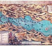 Imagen de plano antiguo de la Batalla de Rande