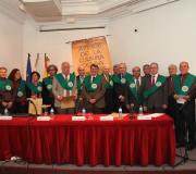 Os galardoados cos membros do Consello do colectivo.