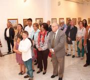 Parte dos asistentes a  inauguración