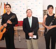 Víctor Landeira, R. Jiménez e Rocío Campos